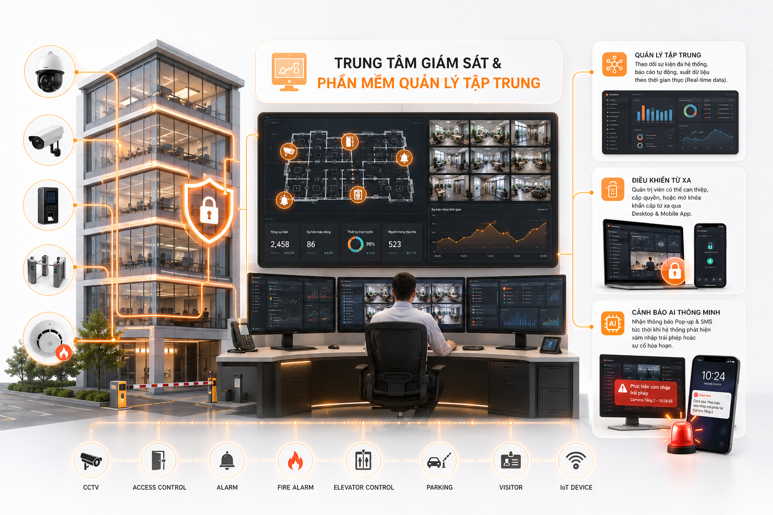 Giao diện phần mềm giám sát